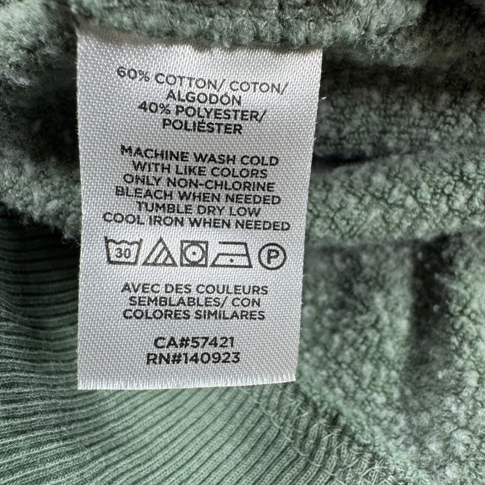 Lou & Grey Women's Lounge Set Henley Sweatshirt Joggers Green Small Soft Cozy